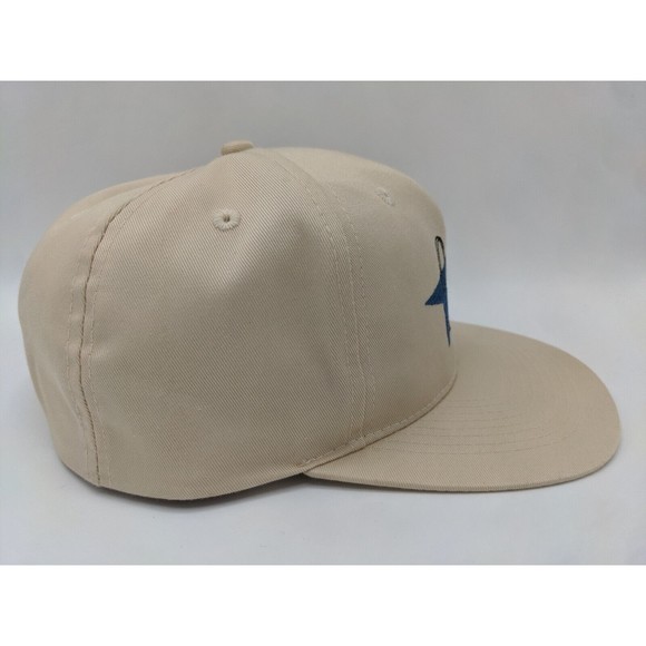 Bevcomm Embroidered Logo Snapback tan adjustable Otto Baseball Hat Cap - Picture 3 of 13